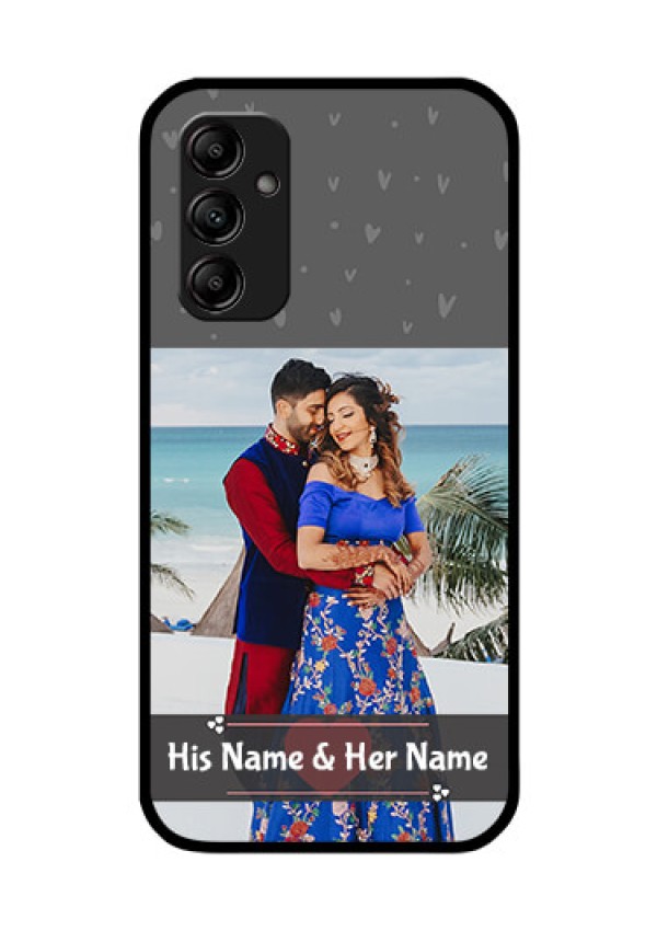 Galaxy A14 5G Custom Glass Mobile Case - Buy Love Design with Photo Online