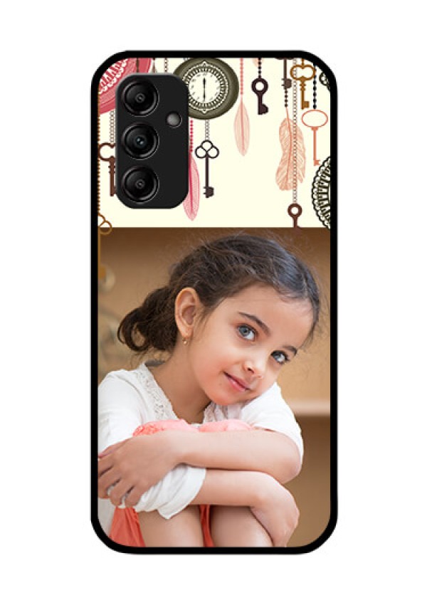 Galaxy A14 5G Custom Glass Mobile Case - Boho Style Design