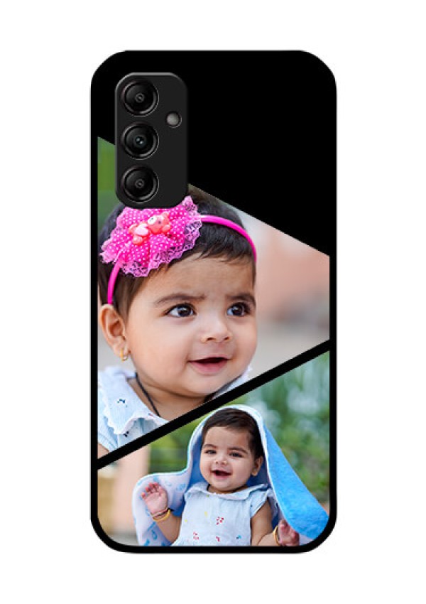 Galaxy A14 5G Custom Glass Phone Case - Semi Cut Design