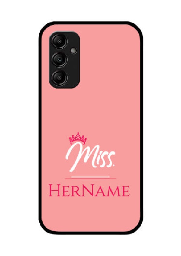 Galaxy A14 5G Custom Glass Phone Case Mrs with Name