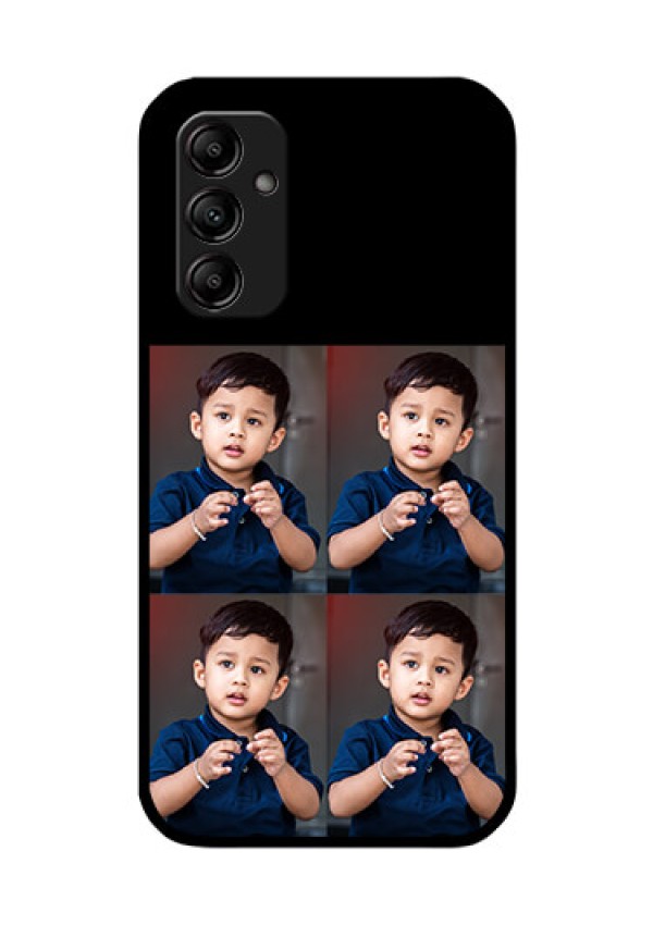 Galaxy A14 5G 4 Image Holder on Glass Mobile Cover