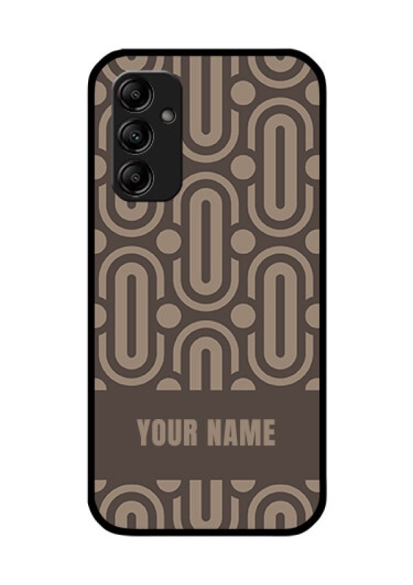 Galaxy A14 Custom Glass Phone Case - Captivating Zero Pattern Design