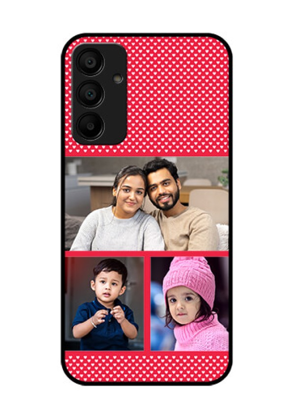 Samsung Galaxy A15 5G Custom Glass Phone Case - Bulk Photo Upload Design