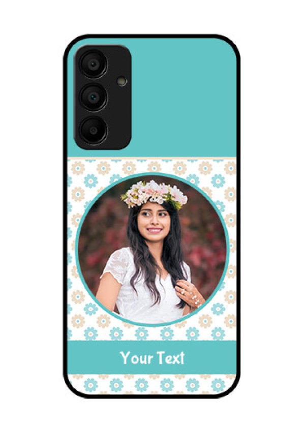 Samsung Galaxy A15 5G Custom Glass Phone Case - Beautiful Flowers Design