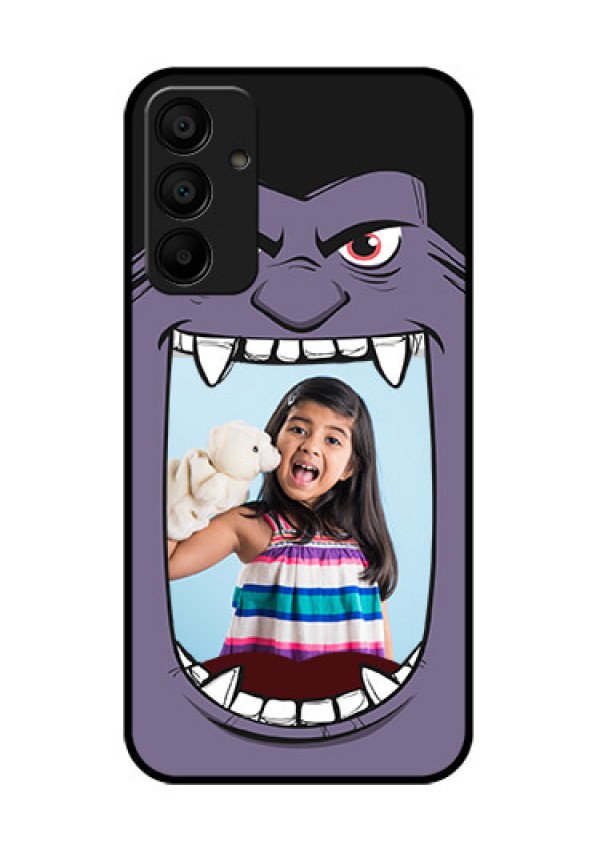 Samsung Galaxy A15 5G Custom Glass Phone Case - Angry Monster Design