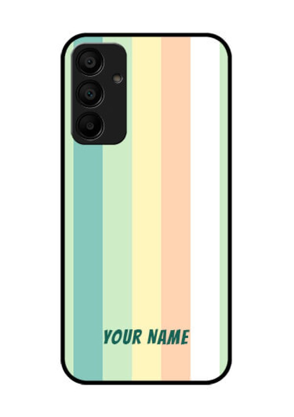 Samsung Galaxy A15 5G Custom Glass Phone Case - Multi - Colour Stripes Design