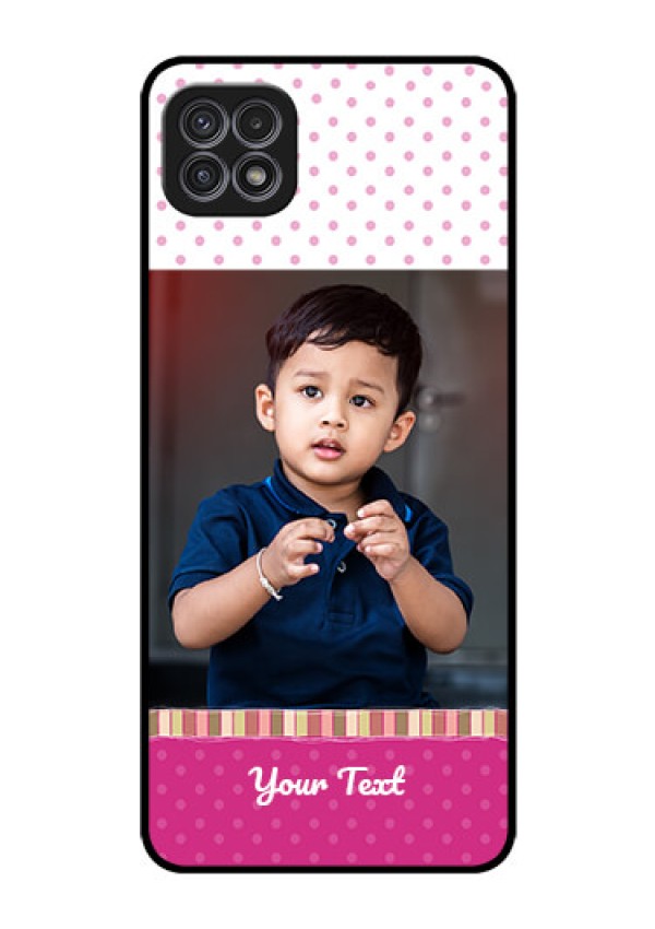 Galaxy A22 5G Photo Printing on Glass Case - Cute Girls Cover Design