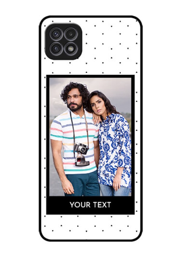Galaxy A22 5G Photo Printing on Glass Case - Premium Design