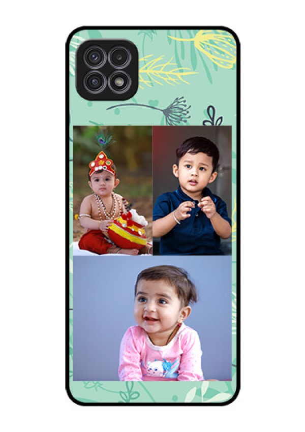 Galaxy A22 5G Photo Printing on Glass Case - Forever Family Design 