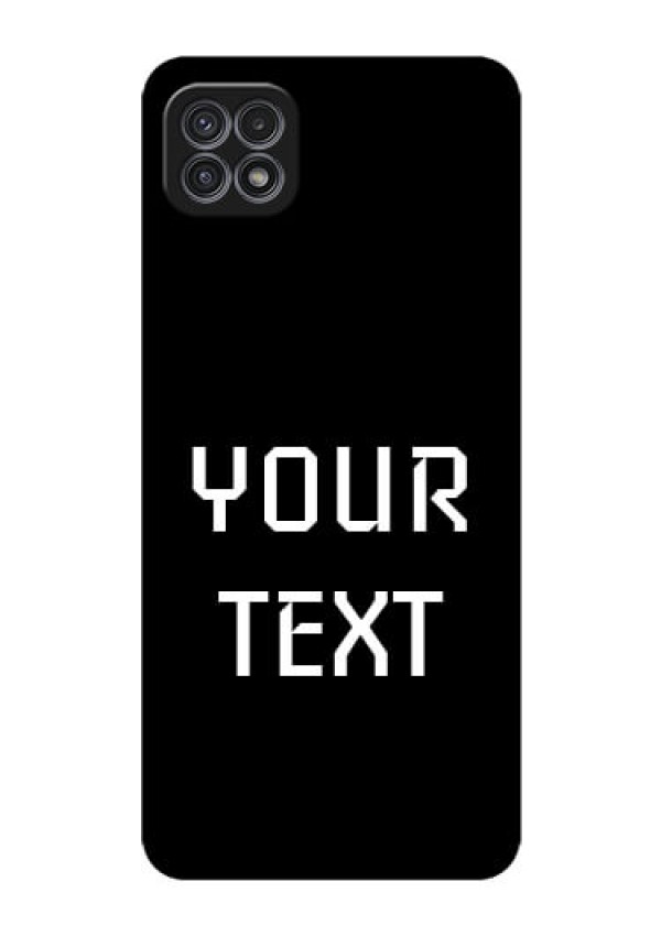 Galaxy A22 5G Your Name on Glass Phone Case