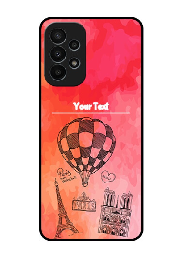 Galaxy A23 4G Custom Glass Phone Case - Paris Theme Design