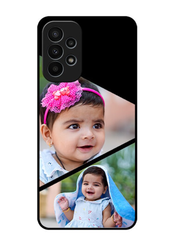Galaxy A23 4G Custom Glass Phone Case - Semi Cut Design