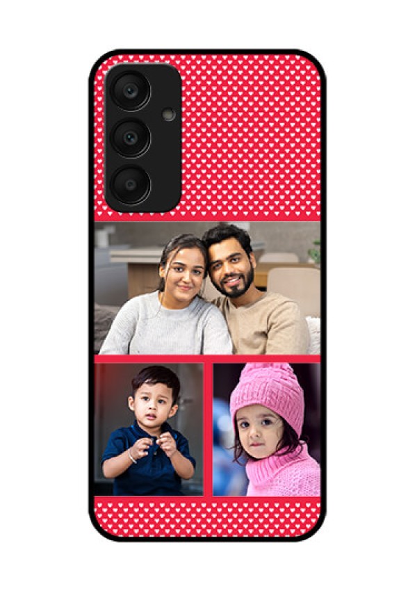 Samsung Galaxy A25 5G Custom Glass Phone Case - Bulk Photo Upload Design