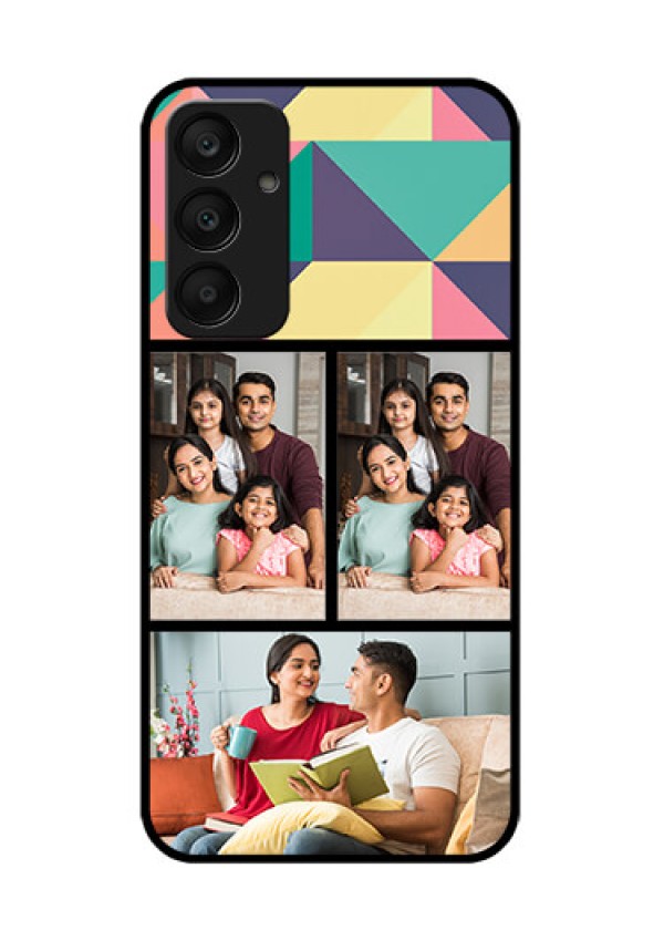 Samsung Galaxy A25 5G Custom Glass Phone Case - Bulk Pic Upload Design