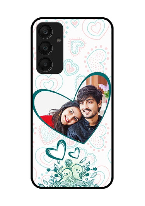 Samsung Galaxy A25 5G Custom Glass Phone Case - Premium Couple Design