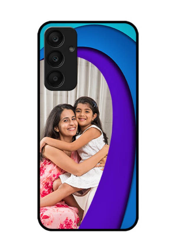 Samsung Galaxy A25 5G Custom Glass Phone Case - Simple Pattern Design