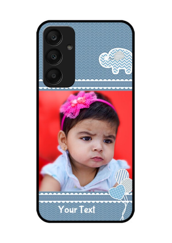 Samsung Galaxy A25 5G Custom Glass Phone Case - With Kids Pattern Design
