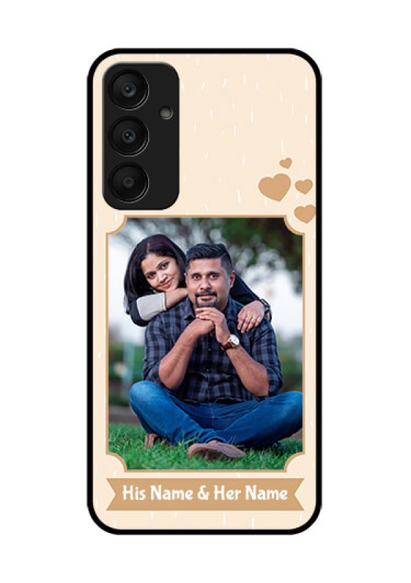 Samsung Galaxy A25 5G Custom Glass Phone Case - With Confetti Love Design