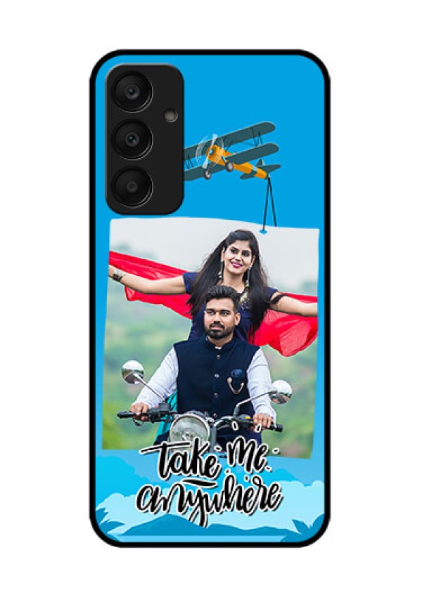 Samsung Galaxy A25 5G Custom Glass Phone Case - Traveller Design