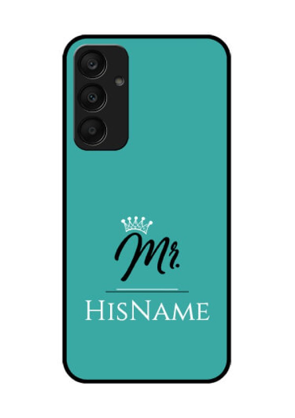 Samsung Galaxy A25 5G Custom Glass Phone Case - Mr With Name Design