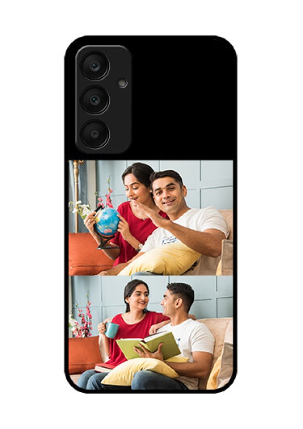 Samsung Galaxy A25 5G Custom Glass Phone Case - 2 Images Design