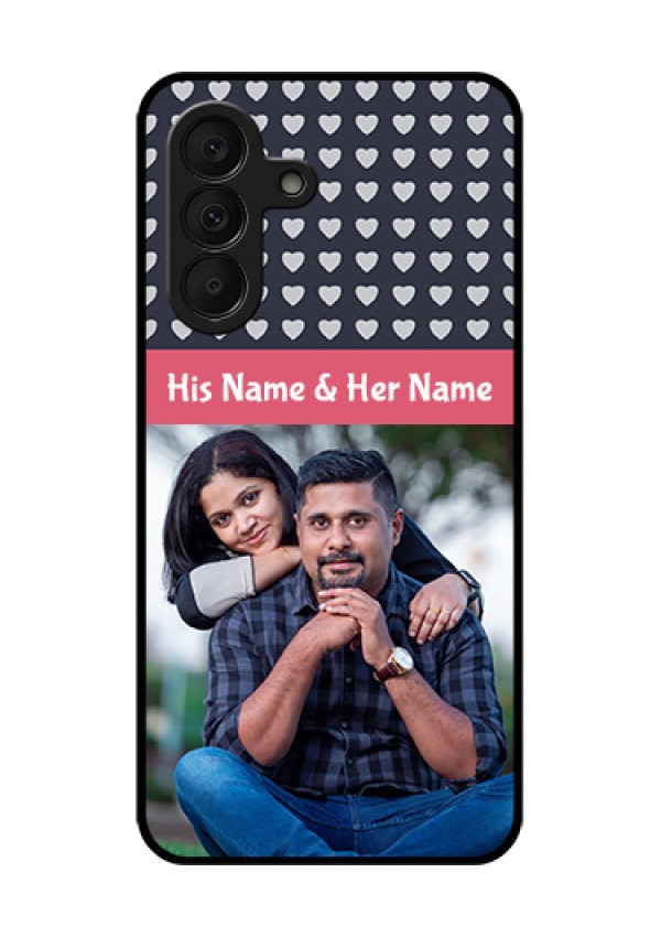 Samsung Galaxy A27 5G Custom Glass Phone Case - Love Symbols Design