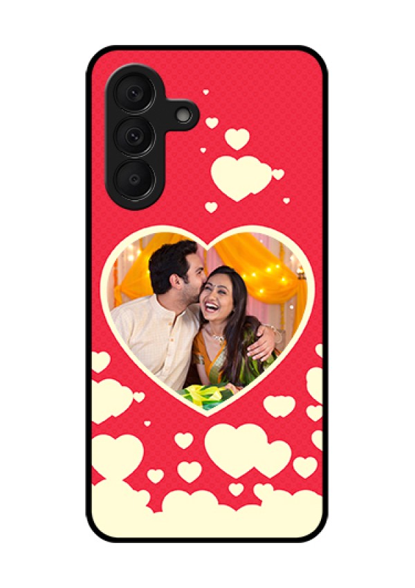 Samsung Galaxy A27 5G Custom Glass Phone Case - Love Symbols Phone Cover Design
