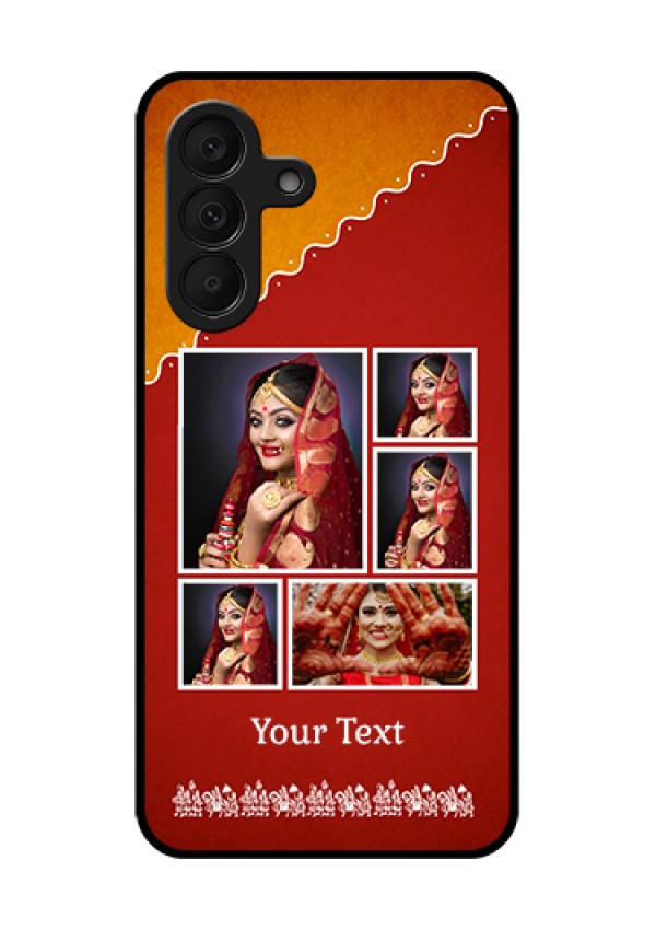 Samsung Galaxy A27 5G Custom Glass Phone Case - Wedding Pic Upload Design