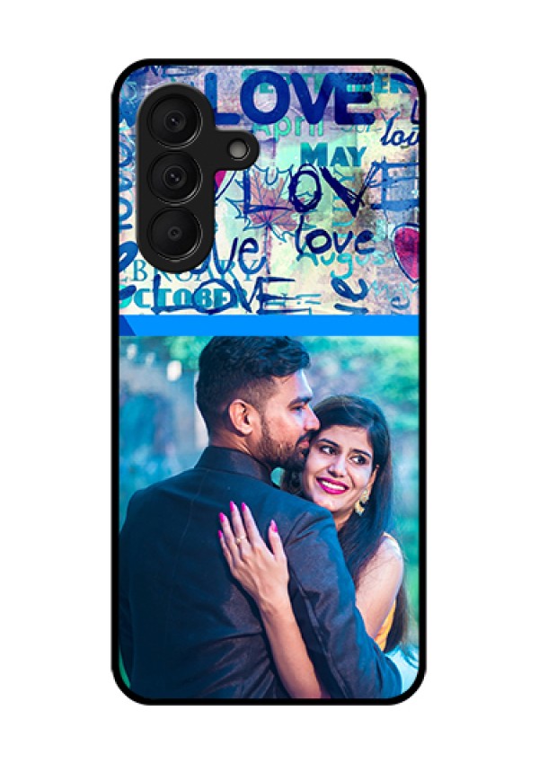 Samsung Galaxy A27 5G Custom Glass Phone Case - Colorful Love Design