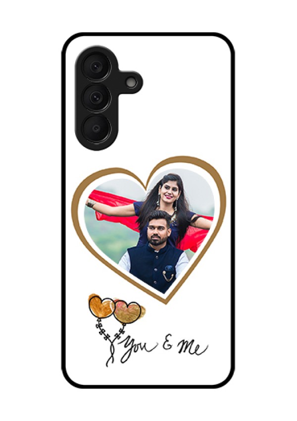 Samsung Galaxy A27 5G Custom Glass Phone Case - You & Me Design