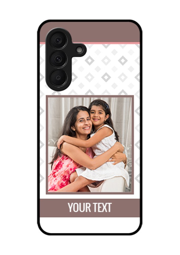 Samsung Galaxy A27 5G Custom Glass Phone Case - Simple Diamond Design