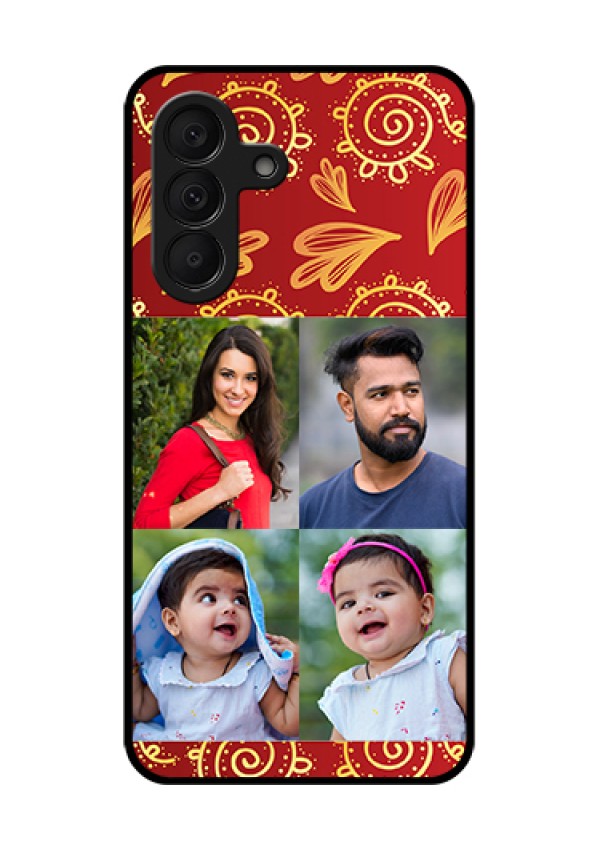 Samsung Galaxy A27 5G Custom Glass Phone Case - 4 Image Traditional Design