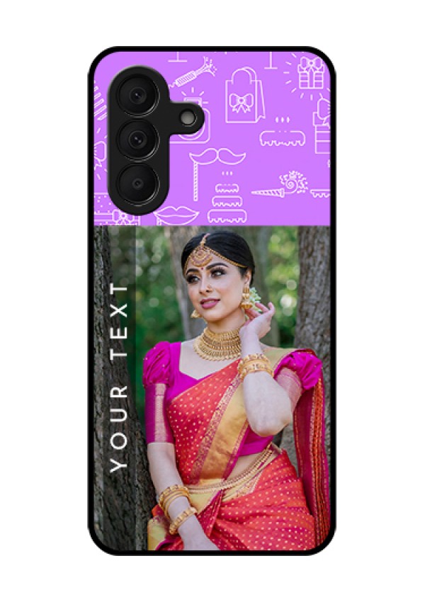 Samsung Galaxy A27 5G Custom Glass Phone Case - Birthday Icons Design