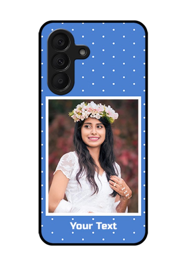 Samsung Galaxy A27 5G Custom Glass Phone Case - Polka Dots Design
