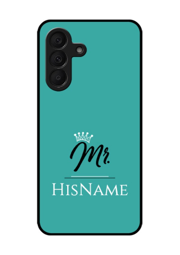 Samsung Galaxy A27 5G Custom Glass Phone Case - Mr With Name Design
