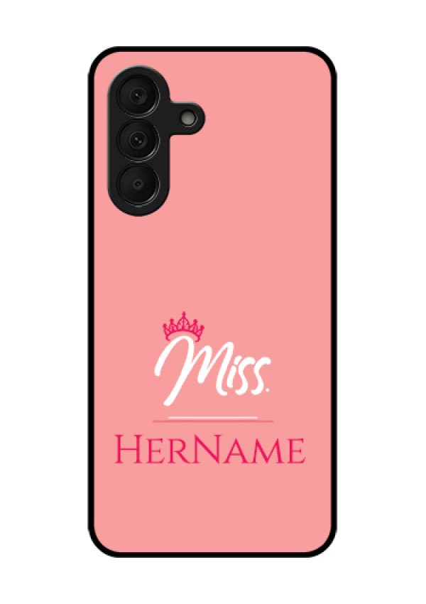 Samsung Galaxy A27 5G Custom Glass Phone Case - Mrs With Name Design