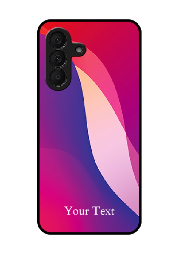 Samsung Galaxy A27 5G Custom Glass Phone Case - Digital Abstract Overlap Design