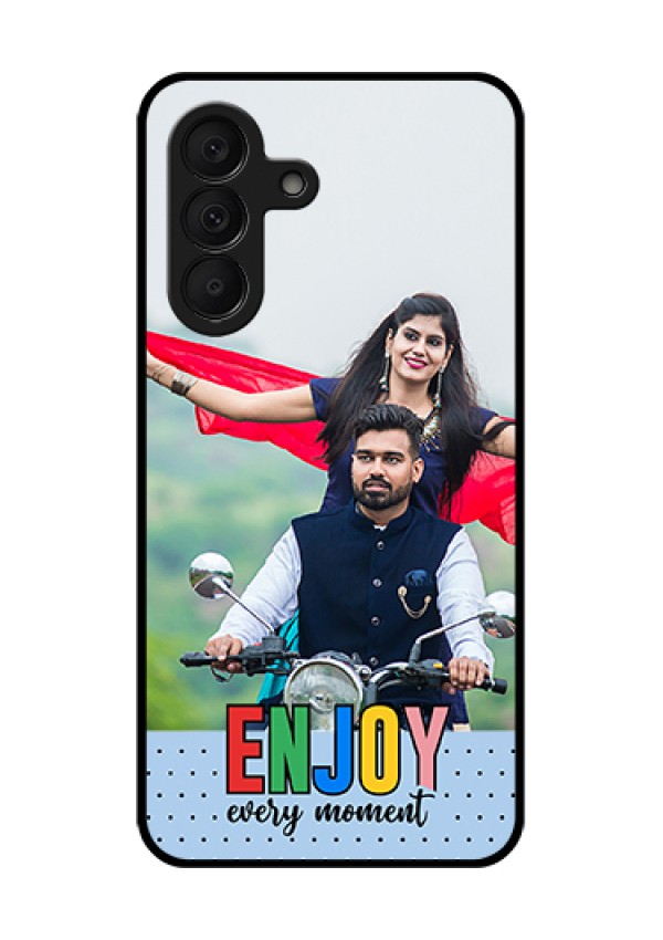 Samsung Galaxy A27 5G Custom Glass Phone Case - Enjoy Every Moment Design