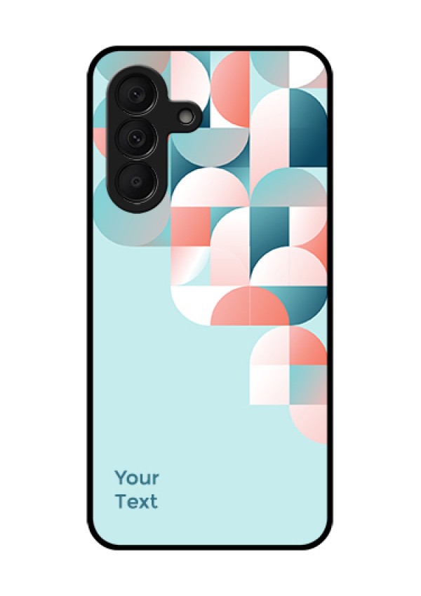 Samsung Galaxy A27 5G Custom Glass Phone Case - Stylish Semi - Circle Pattern Design