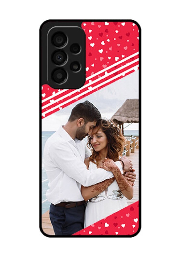 Galaxy A33 5G Custom Glass Mobile Case - Valentines Gift Design
