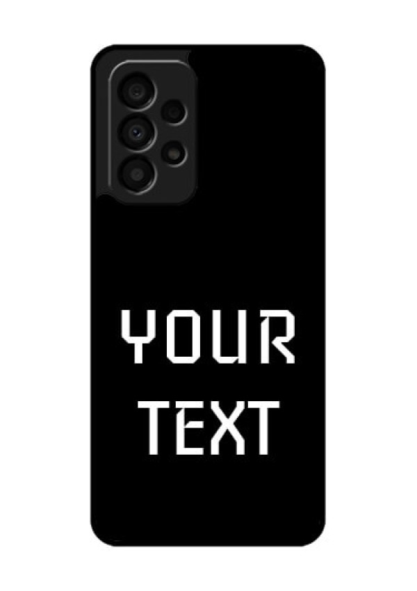 Galaxy A33 5G Your Name on Glass Phone Case