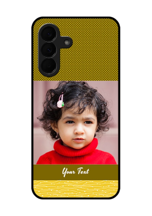 Samsung Galaxy A37 5G Custom Glass Phone Case - Simple Green Color Design
