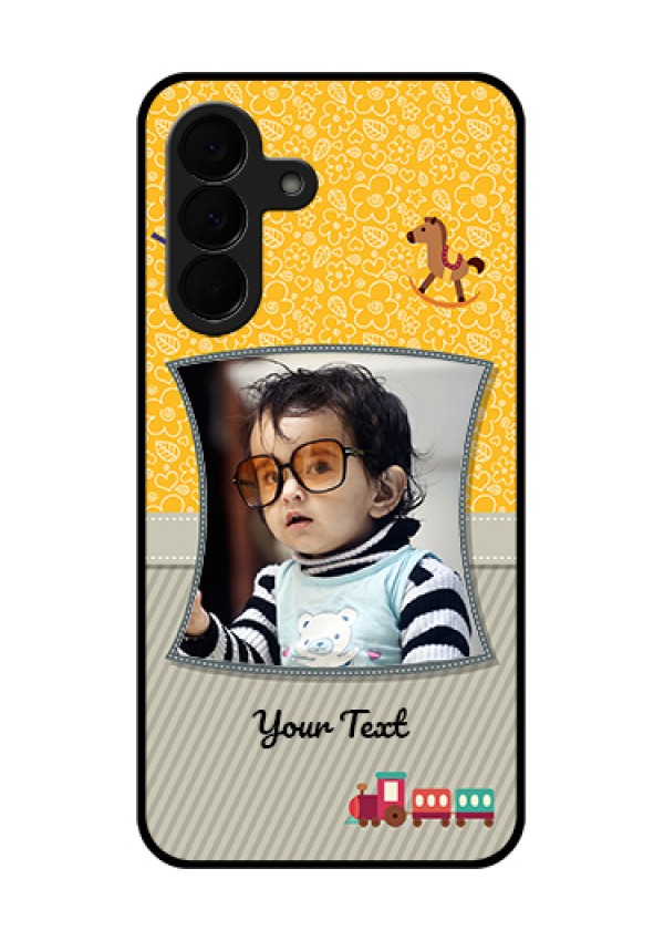 Samsung Galaxy A37 5G Custom Glass Phone Case - Baby Picture Upload Design