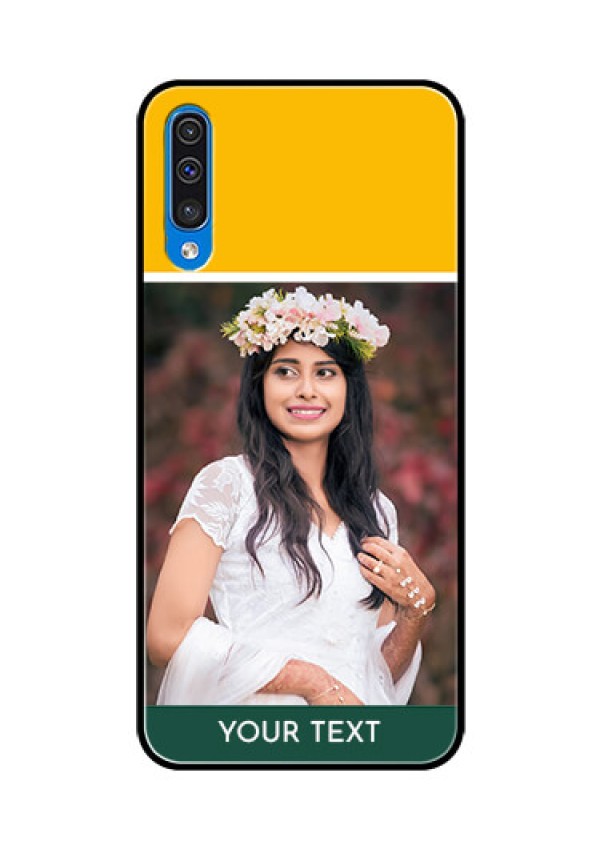 Samsung Galaxy A50 Photo Printing on Glass Case  - Love You Design