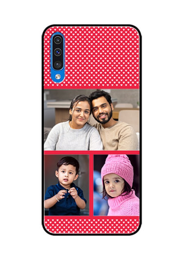 Samsung Galaxy A50 Personalized Glass Phone Case  - Bulk Pic Upload Design