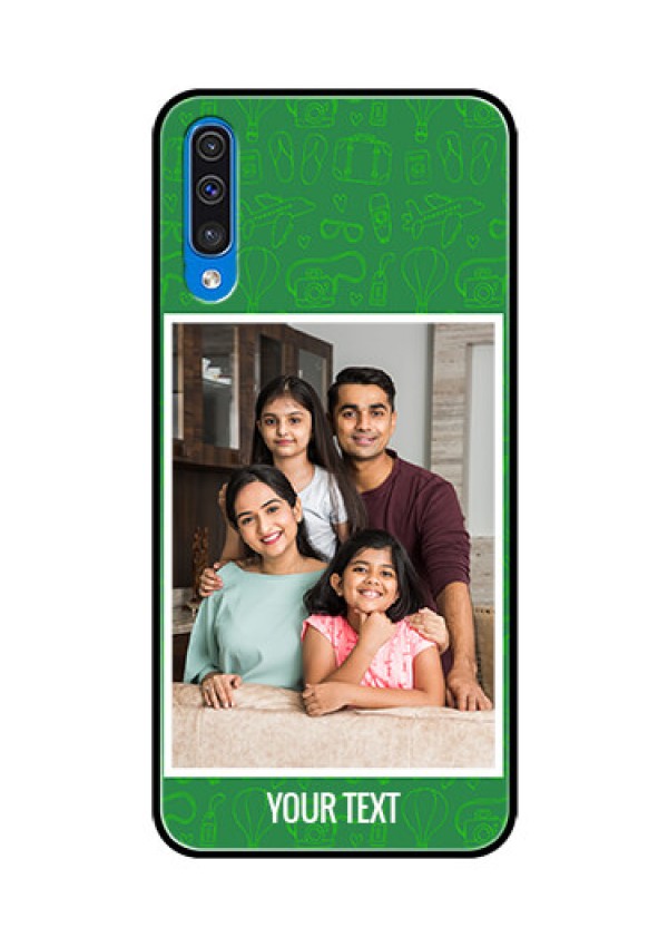 Samsung Galaxy A50 Personalized Glass Phone Case  - Picture Upload Design