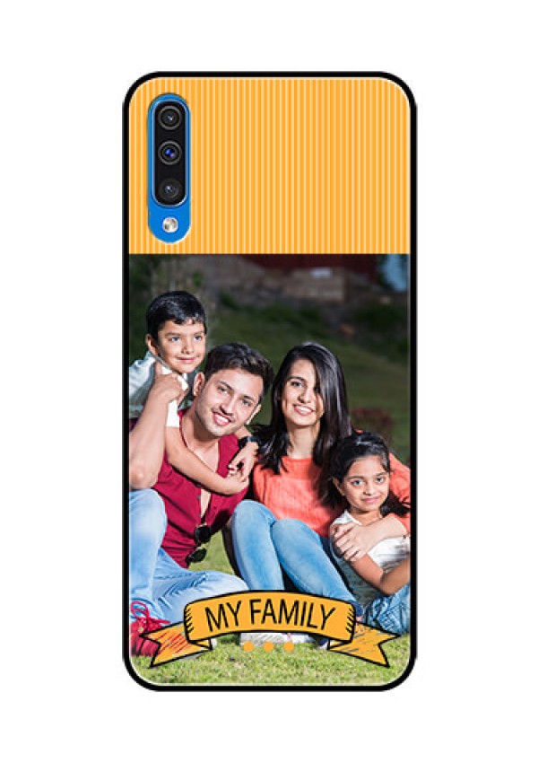 Samsung Galaxy A50 Custom Glass Phone Case  - My Family Design