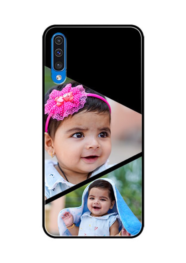 Samsung Galaxy A50 Custom Glass Phone Case  - Semi Cut Design