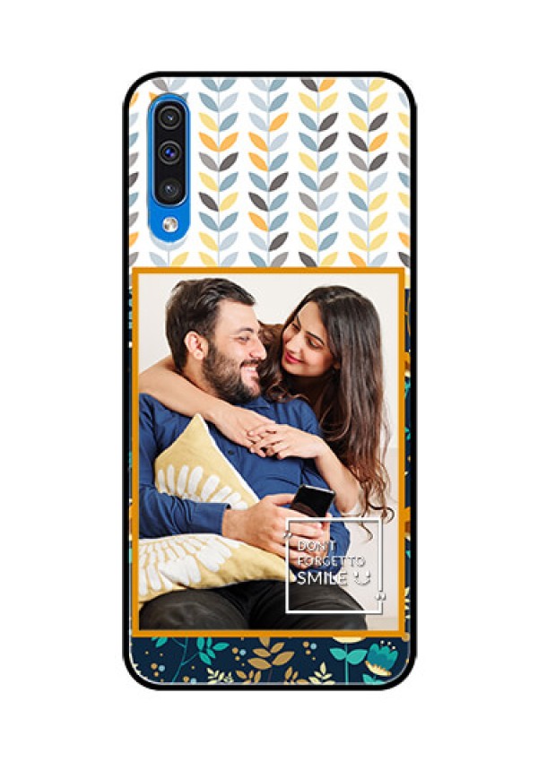 Samsung Galaxy A50 Custom Glass Mobile Case  - Pattern Design