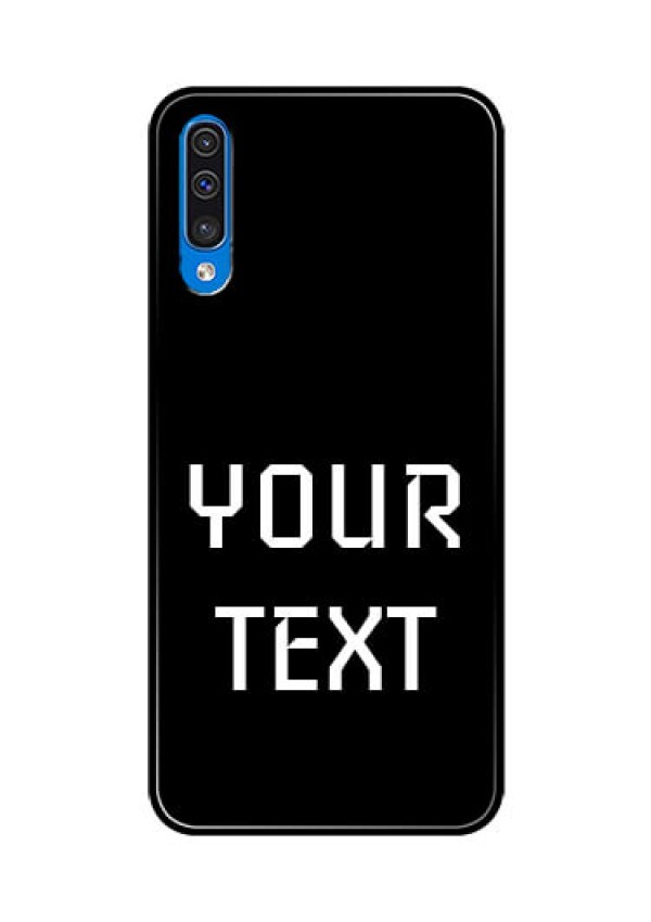 Galaxy A50 Your Name on Glass Phone Case